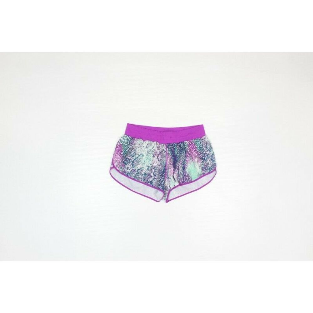 Fabletics Printed Purple Teal Suva Run Shorts - image 6
